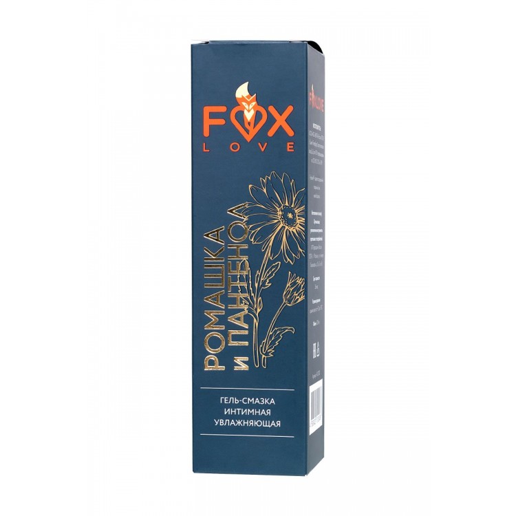 Интимная гель-смазка на водной основе Foxlove "Ромашка и пантенол" - 200 мл.