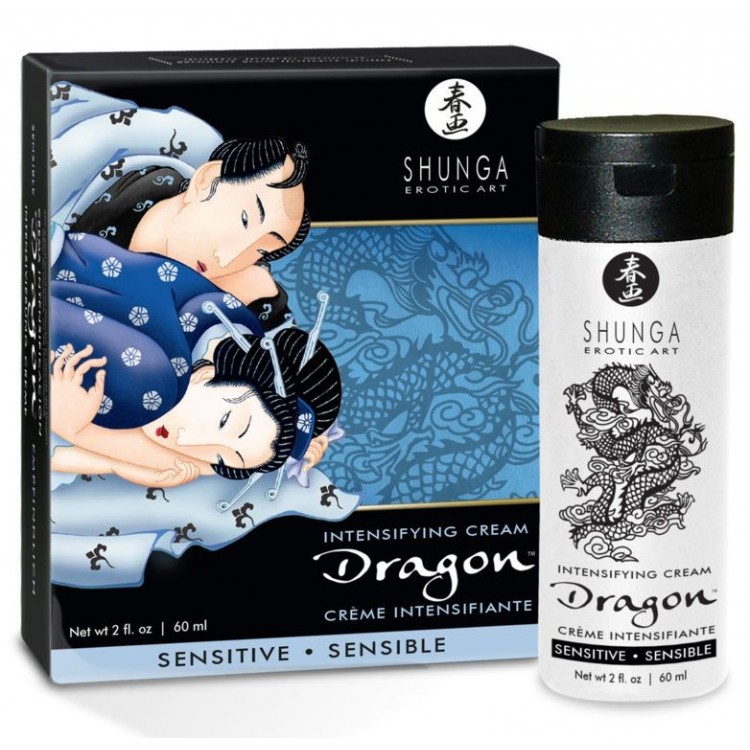 Интимный мужской крем SHUNGA DRAGON SENSITIVE - 60 мл.