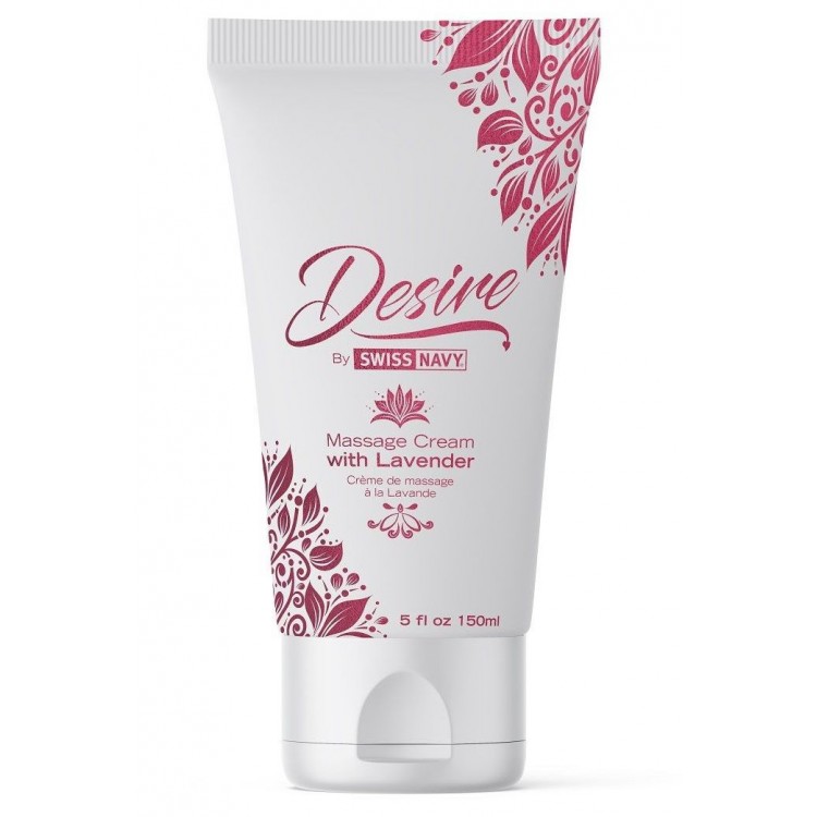 Массажный крем с ароматом лаванды Desire Massage Cream with Lavender - 150 мл.