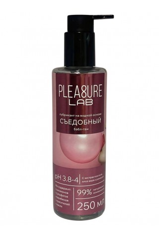 Лубрикант на водной основе Pleasure Lab с ароматом бабл-гам - 250 мл.