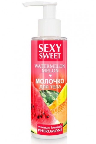 Молочко для тела с феромонами и ароматом дыни и арбуза Sexy Sweet Watermelon&Melon - 150 гр.