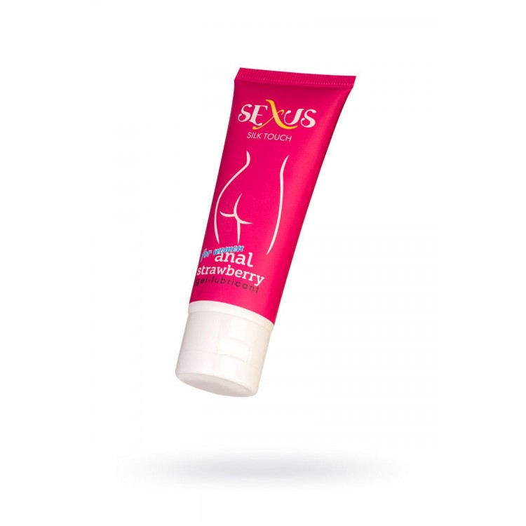 Анальный гель для женщин с ароматом клубники Silk Touch Strawberry Anal - 50 мл.