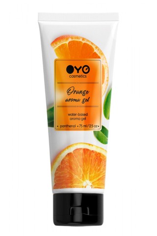 Лубрикант на водной основе OYO Aroma Gel Orange с ароматом апельсина - 75 мл.