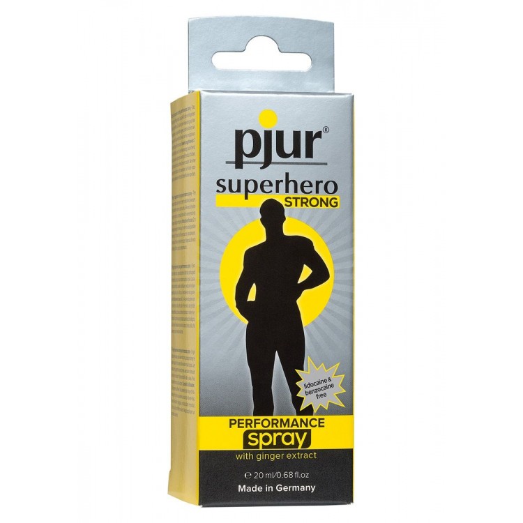 Спрей-пролонгатор длительного действия pjur SUPERHERO Strong Spray - 20 мл.