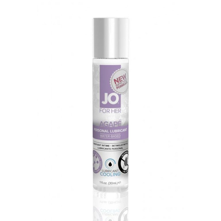 Женский охлаждающий лубрикант на водной основе JO AGAPE LUBRICANT COOLING - 30 мл.