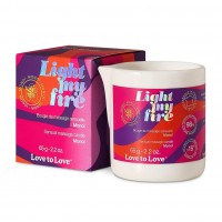 Массажная свеча Light My Fire Monoi с ароматом моной - 65 гр.