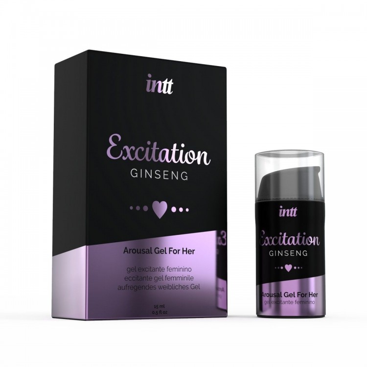 Женский возбуждающий интимный гель Excitation Ginseng - 15 мл.