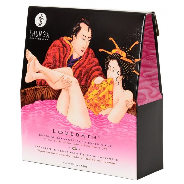 Соль для ванны Lovebath Dragon Fruit, превращающая воду в гель - 650 гр.