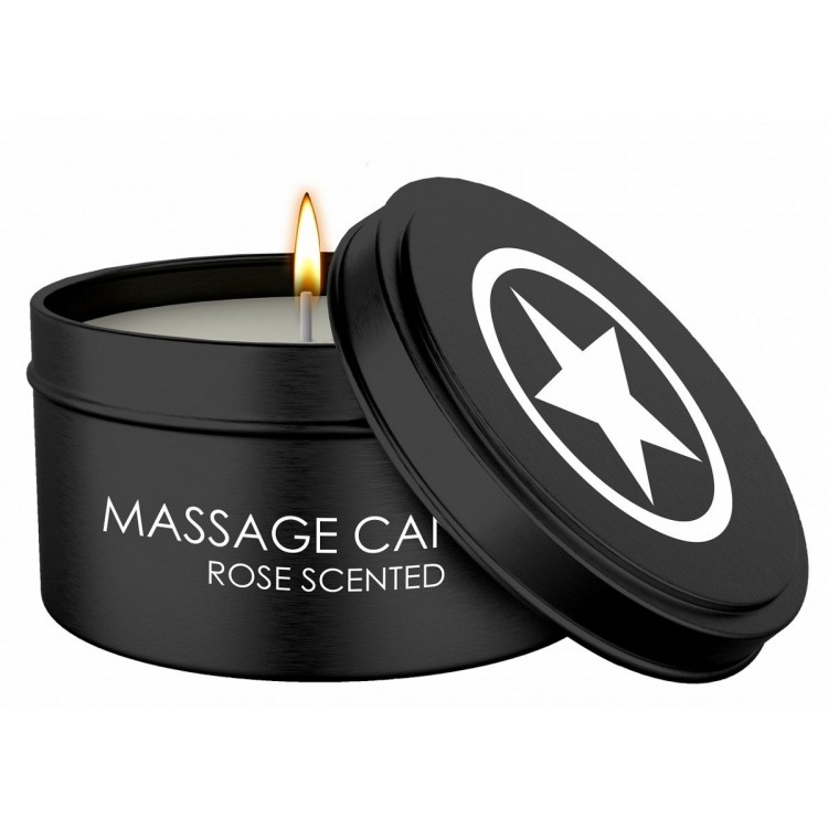 Массажная свеча с ароматом розы Massage Candle