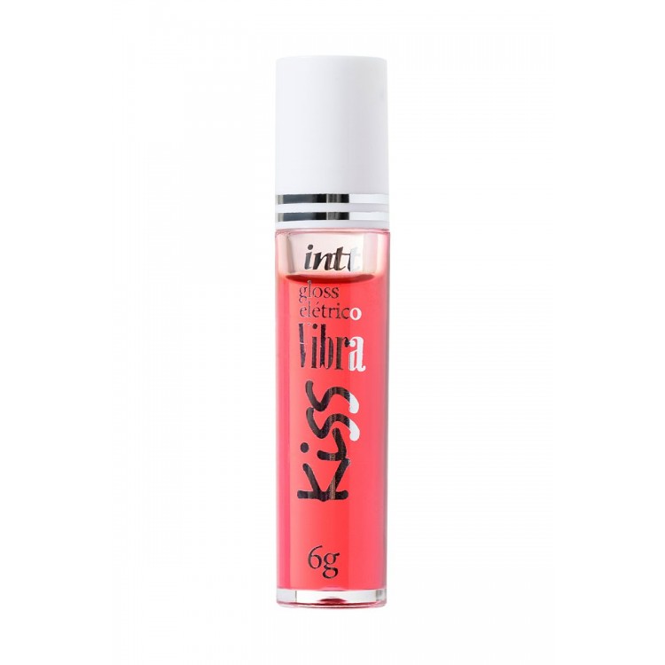 Блеск для губ Gloss Vibe Strawberry с эффектом вибрации и клубничным ароматом - 6 гр.
