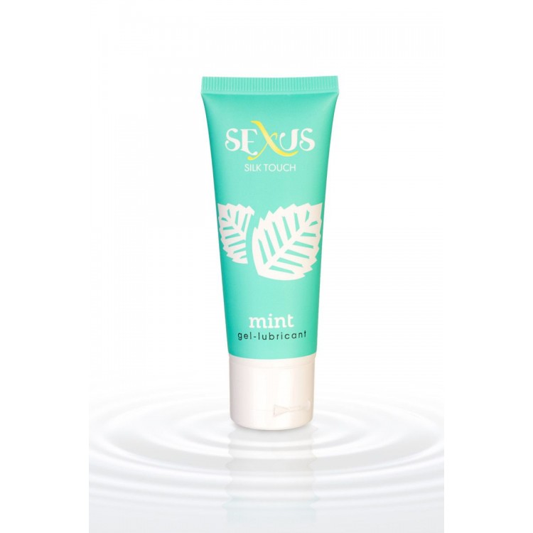 Увлажняющая гель-смазка с ароматом мяты Silk Touch Mint - 50 мл.
