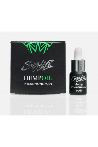 Мужские духи с феромонами Sexy Life HEMPOIL man - 5 мл.